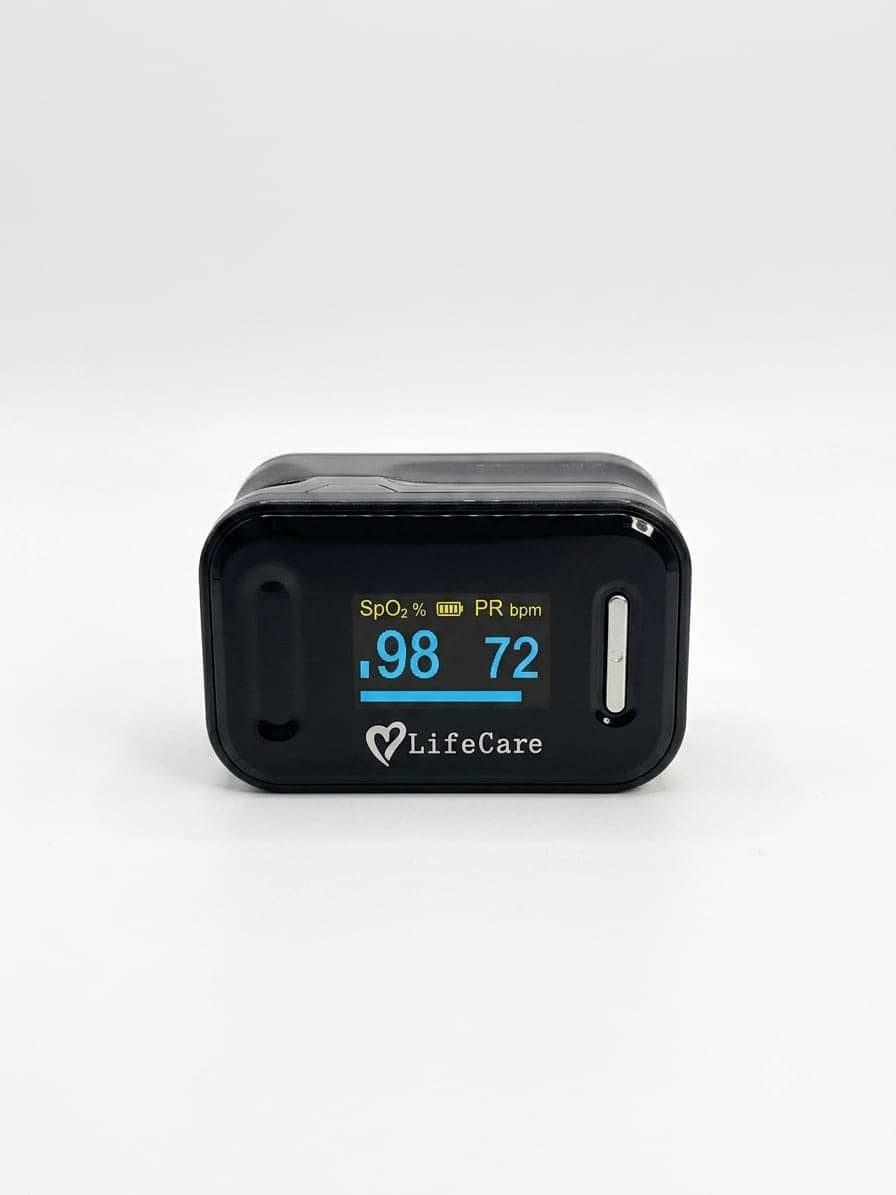 LifeCare Medical Fingertip Pulse Oximeter with Retail Box