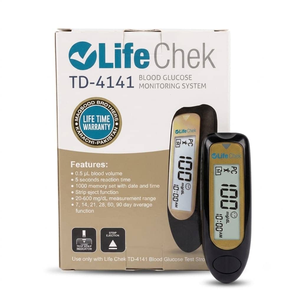 LifeChek TD-41 Sugar Machine - Fast & Accurate Blood Sugar Meter